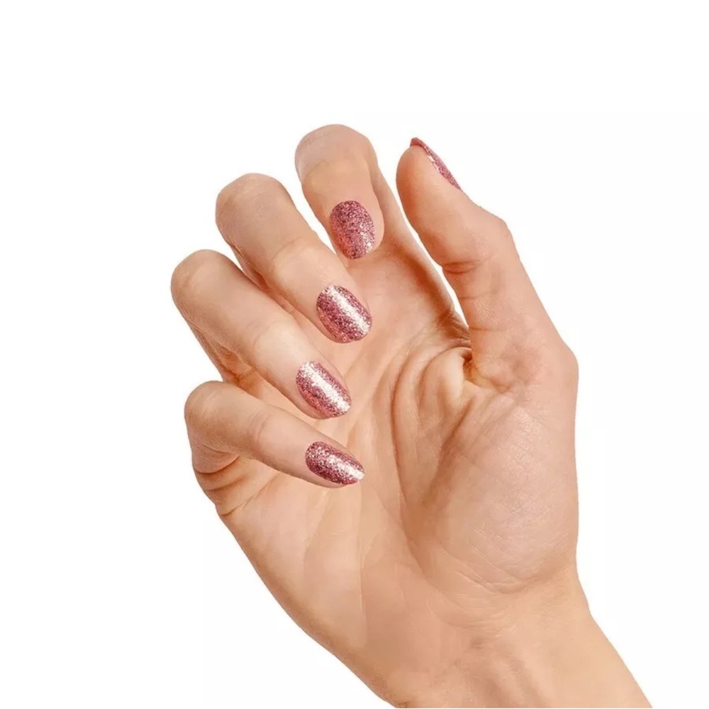 *Retired* Color Street: Social Butterfly | Rose Gold Glitter Pink Metallic Party - Picture 14 of 16